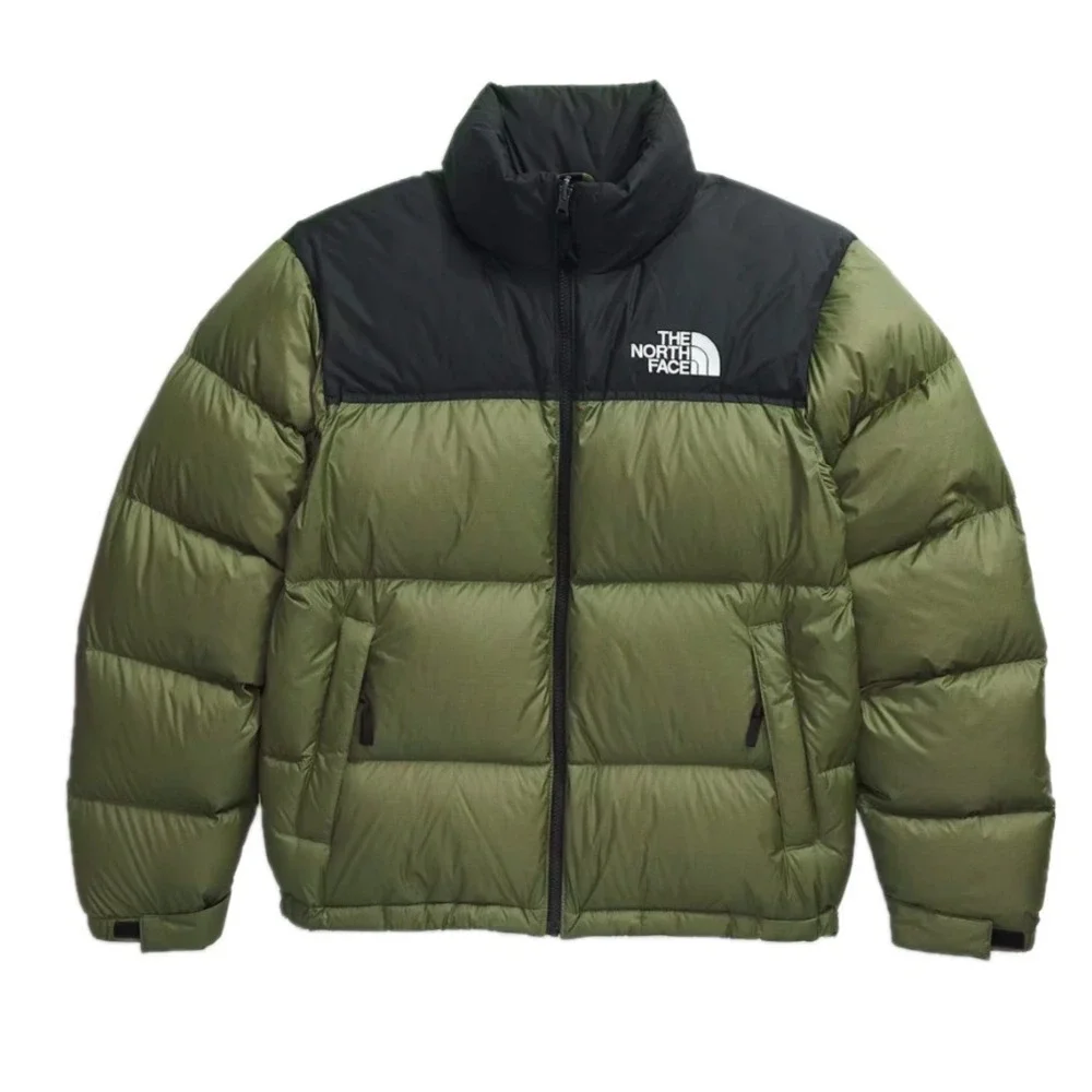 The North Face 1996 Retro Nuptse Puffer Jacket Olive Green Black 700 Down M